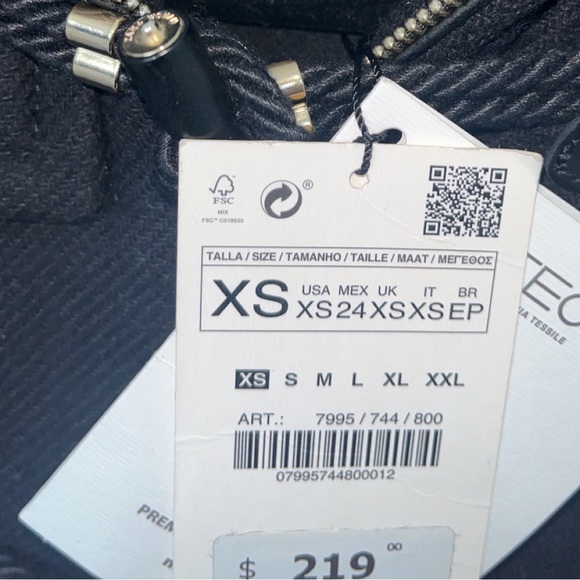 Zara winter jacket coat - Picture 7 of 7